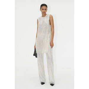 Stine Goya Isha Sequined Sleeveless Tunic Top in Sugar Swizzle M